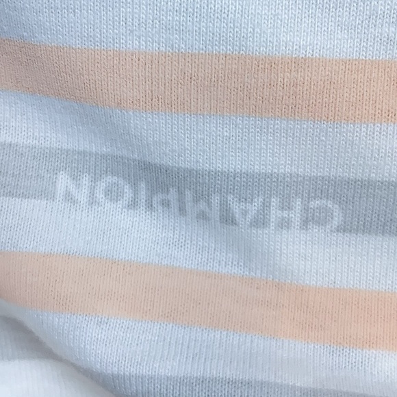 Champion 100% Cotton Stripe Cropped Top - Picture 3 of 6